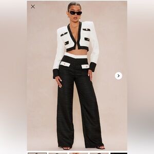 Fashion nova Audrey tweed pant set